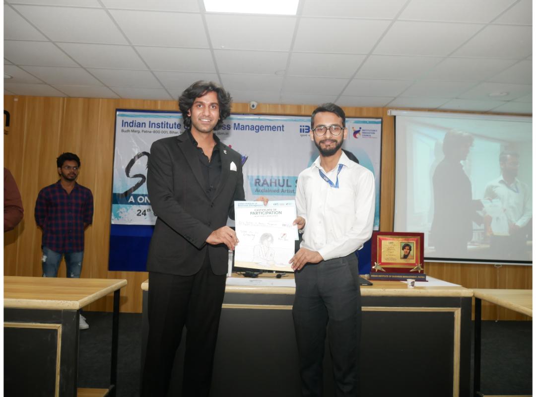 Rahul Soni Conducts “All Can Sketch” Workshop for PGDM, BBA, BCA & MAMC Students at IIBM and ZHI Patna